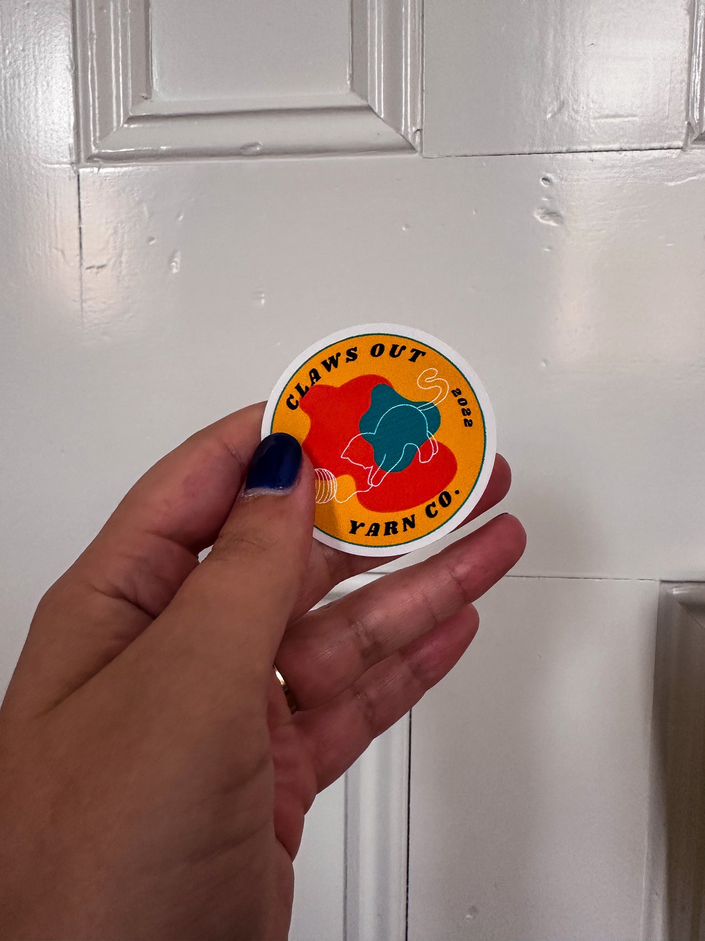 Claws Out Logo Sticker